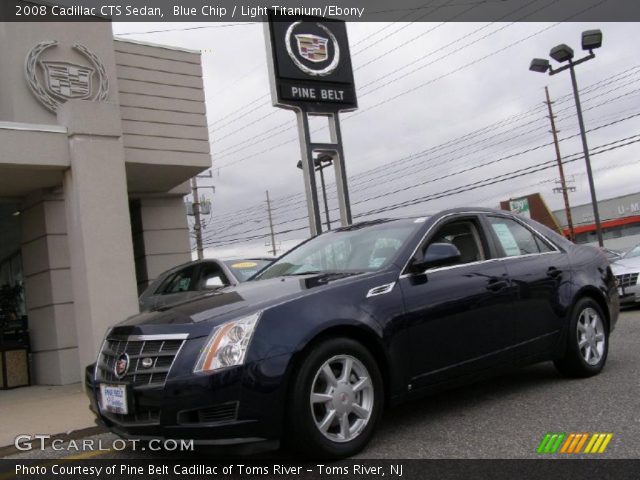 2008 Cadillac CTS Sedan in Blue Chip