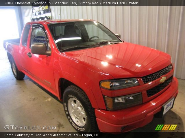 2004 Chevrolet Colorado LS Extended Cab in Victory Red