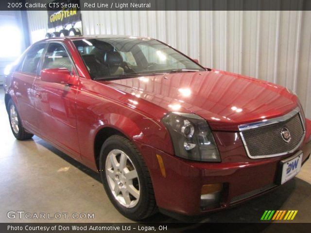 2005 Cadillac CTS Sedan in Red Line