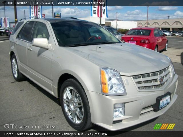 2008 Cadillac SRX 4 V6 AWD in Gold Mist