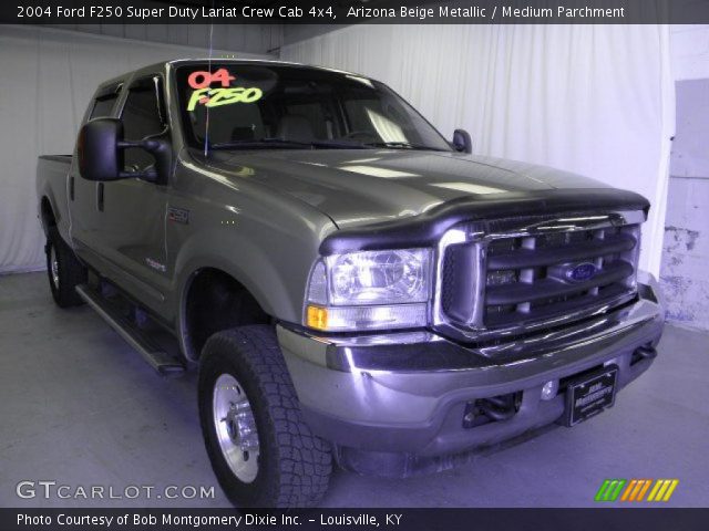 2004 Ford F250 Super Duty Lariat Crew Cab 4x4 in Arizona Beige Metallic