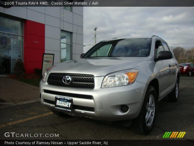 2008 Toyota RAV4 4WD in Classic Silver Metallic
