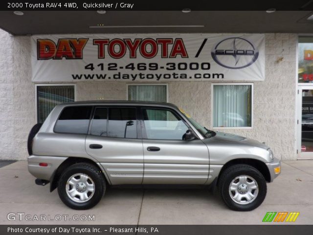 2000 Toyota RAV4 4WD in Quicksilver