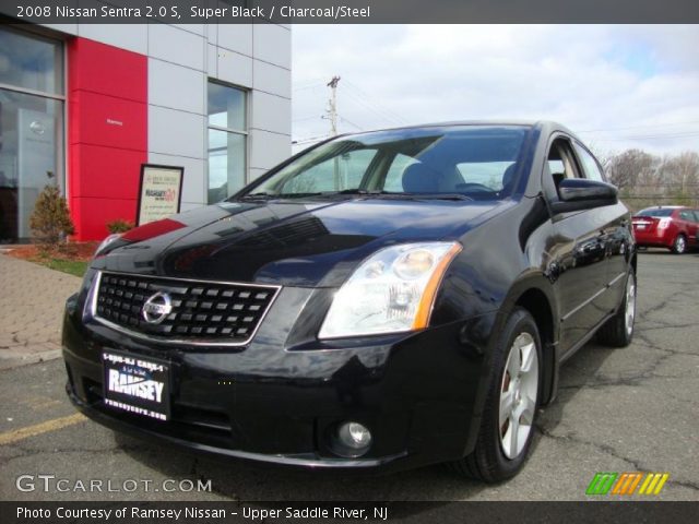 2008 Nissan Sentra 2.0 S in Super Black