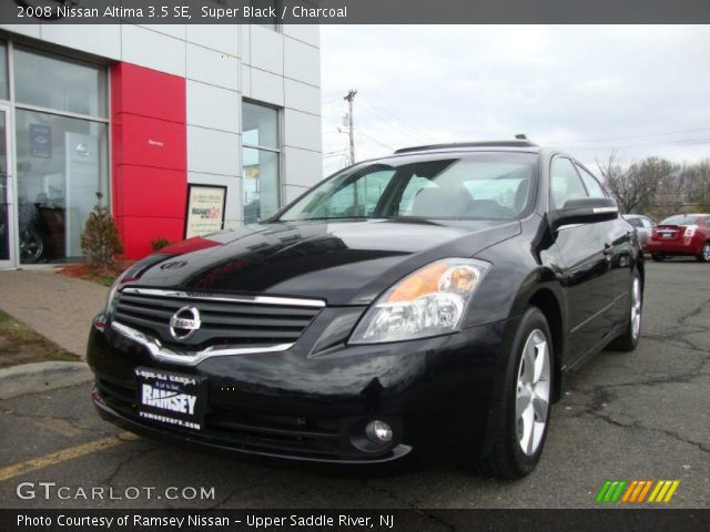 2008 Nissan Altima 3.5 SE in Super Black