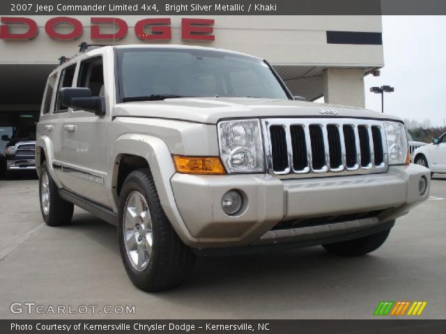 2007 Jeep Commander Limited 4x4 in Bright Silver Metallic