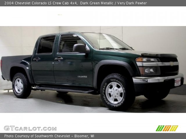2004 Chevrolet Colorado LS Crew Cab 4x4 in Dark Green Metallic