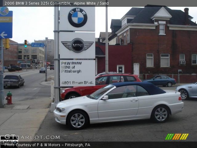 2006 BMW 3 Series 325i Convertible in Alpine White