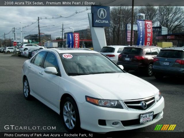 2008 Acura TSX Sedan in Premium White Pearl