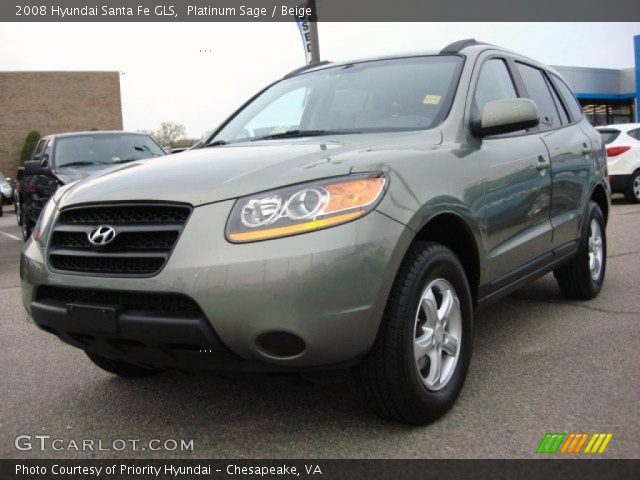 2008 Hyundai Santa Fe GLS in Platinum Sage