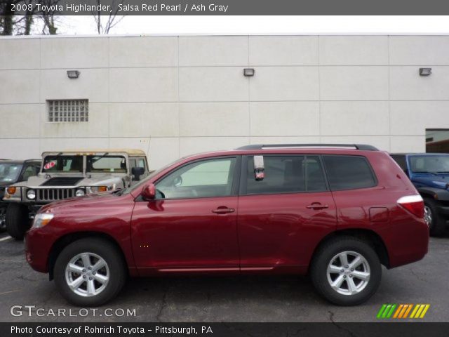 2008 Toyota Highlander  in Salsa Red Pearl