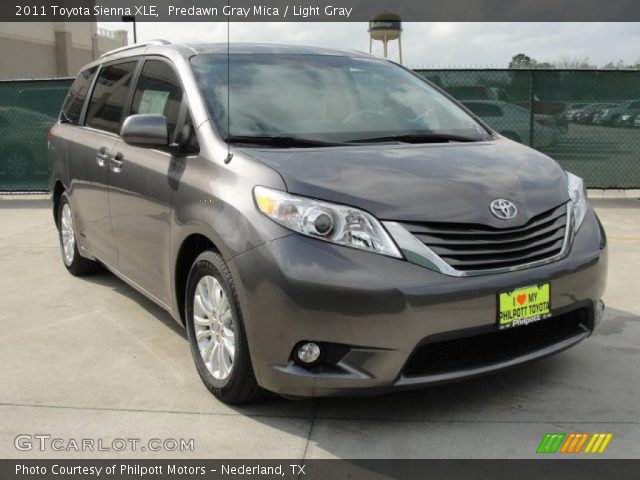 2011 Toyota Sienna XLE in Predawn Gray Mica