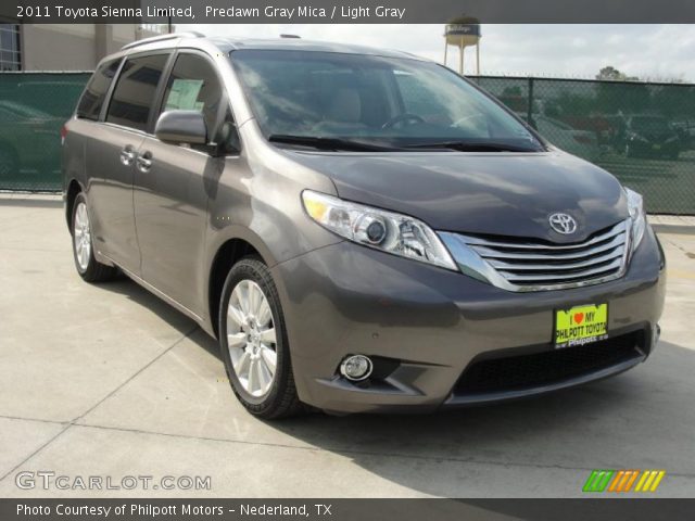2011 Toyota Sienna Limited in Predawn Gray Mica