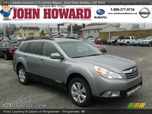 2011 Subaru Outback 2.5i Limited Wagon in Steel Silver Metallic