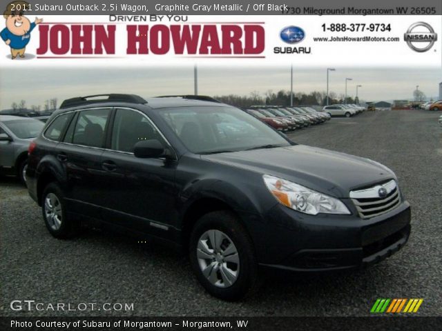 2011 Subaru Outback 2.5i Wagon in Graphite Gray Metallic