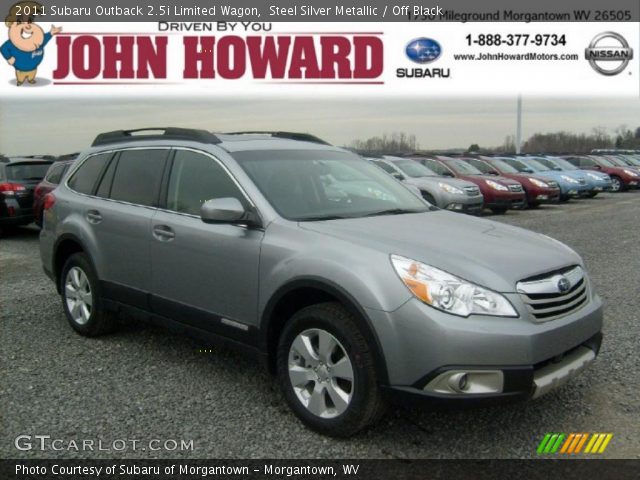 2011 Subaru Outback 2.5i Limited Wagon in Steel Silver Metallic