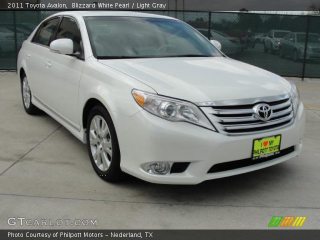 2011 Toyota Avalon  in Blizzard White Pearl
