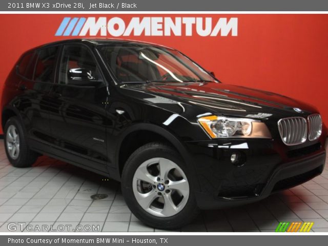 2011 BMW X3 xDrive 28i in Jet Black