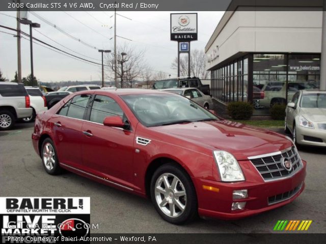 2008 Cadillac STS 4 V6 AWD in Crystal Red