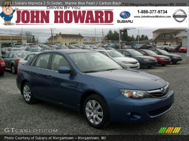 2011 Subaru Impreza 2.5i Sedan in Marine Blue Pearl
