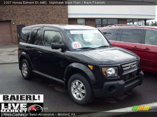 2007 Honda Element EX AWD in Nighthawk Black Pearl
