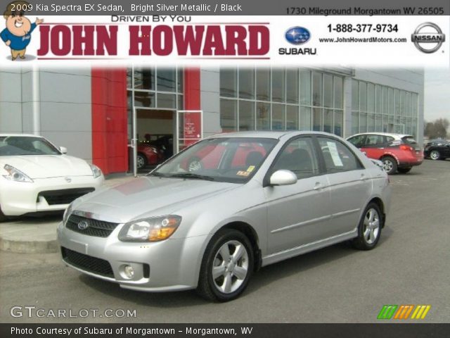 2009 Kia Spectra EX Sedan in Bright Silver Metallic