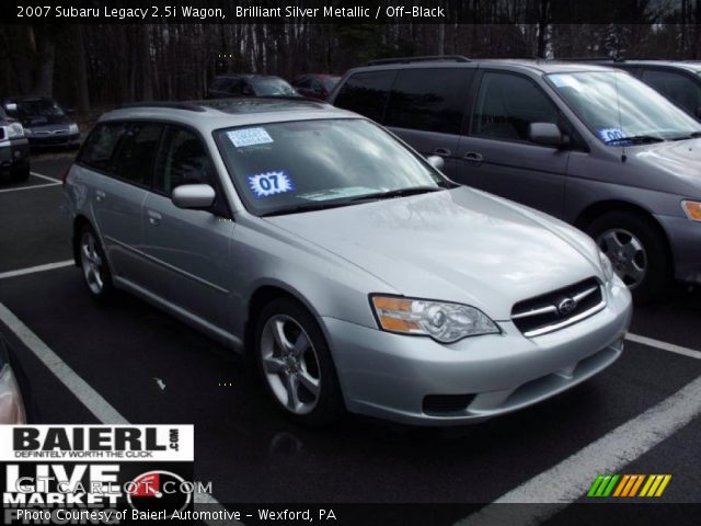 2007 Subaru Legacy 2.5i Wagon in Brilliant Silver Metallic