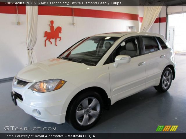 2009 Acura RDX SH-AWD Technology in White Diamond Pearl