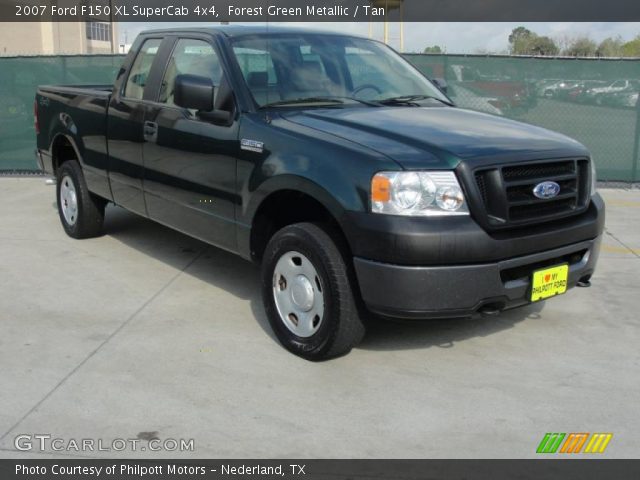 2007 Ford F150 XL SuperCab 4x4 in Forest Green Metallic