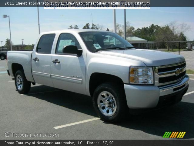 2011 Chevrolet Silverado 1500 LS Crew Cab in Sheer Silver Metallic