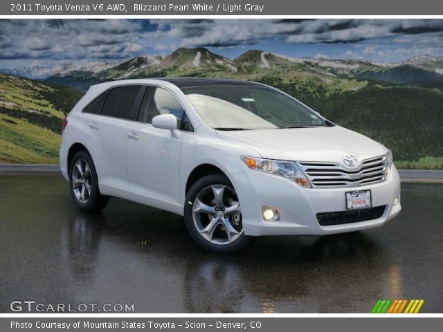 2011 Toyota Venza V6 AWD in Blizzard Pearl White