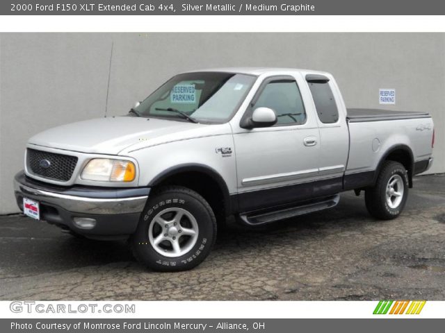 2000 Ford F150 XLT Extended Cab 4x4 in Silver Metallic