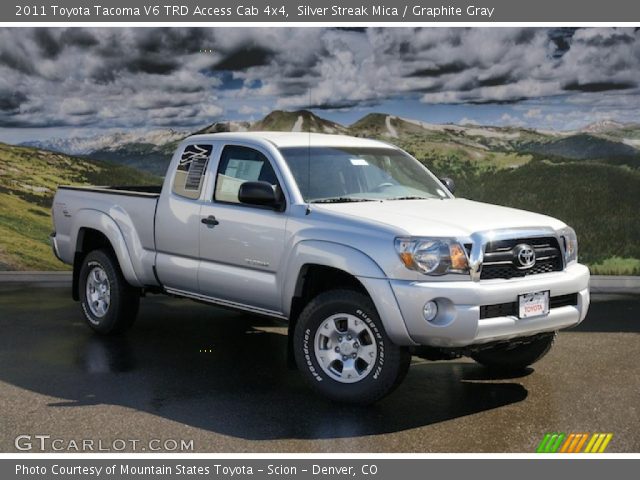 2011 Toyota Tacoma V6 TRD Access Cab 4x4 in Silver Streak Mica