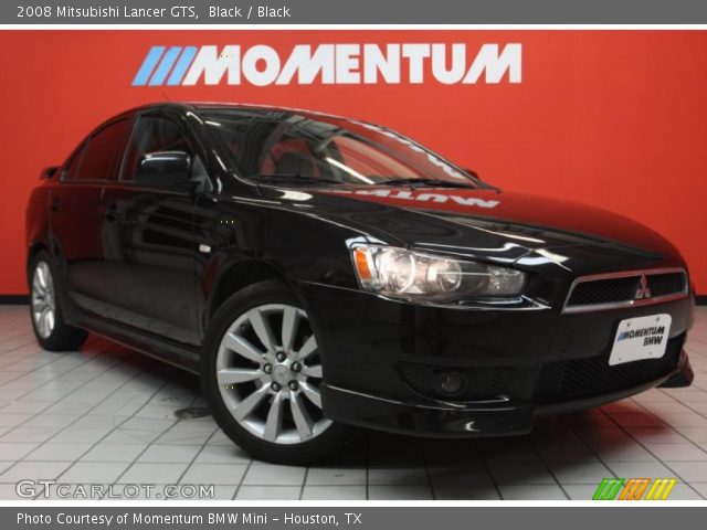 2008 Mitsubishi Lancer GTS in Black