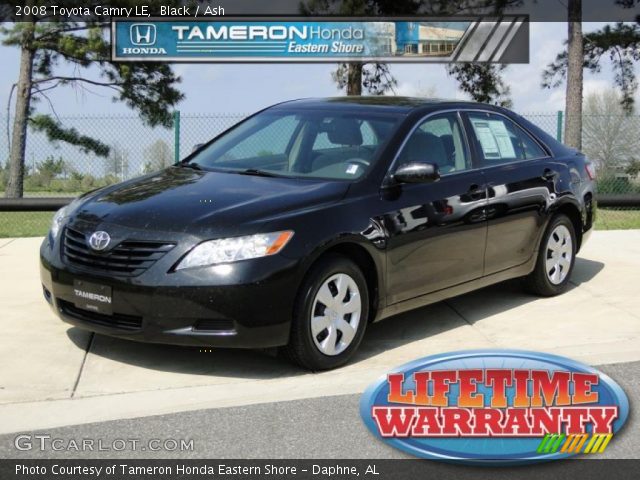 2008 Toyota Camry LE in Black