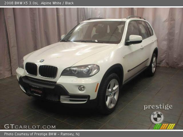 2008 BMW X5 3.0si in Alpine White
