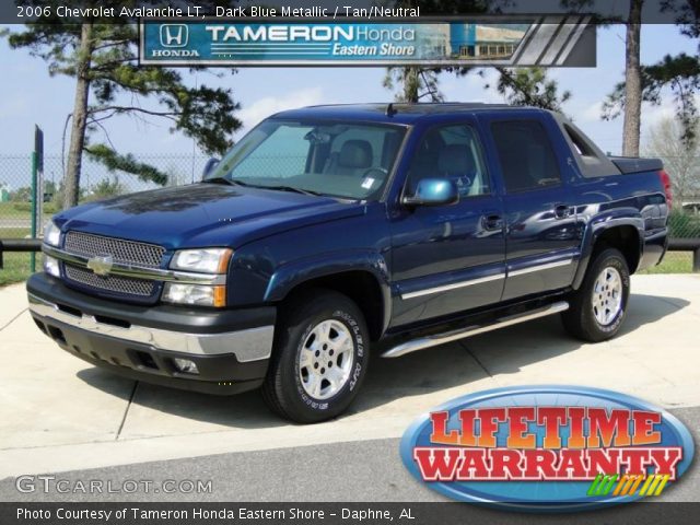 2006 Chevrolet Avalanche LT in Dark Blue Metallic
