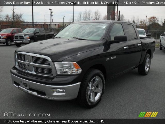 2009 Dodge Ram 1500 Big Horn Edition Crew Cab in Brilliant Black Crystal Pearl