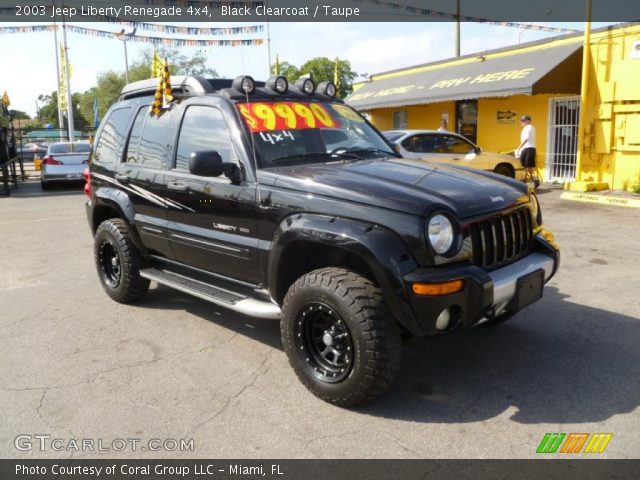 2003 Jeep Liberty Renegade 4x4 in Black Clearcoat