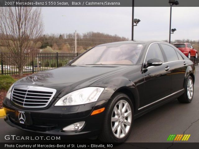 2007 Mercedes-Benz S 550 Sedan in Black