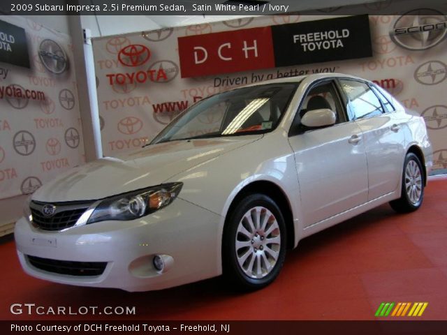 2009 Subaru Impreza 2.5i Premium Sedan in Satin White Pearl