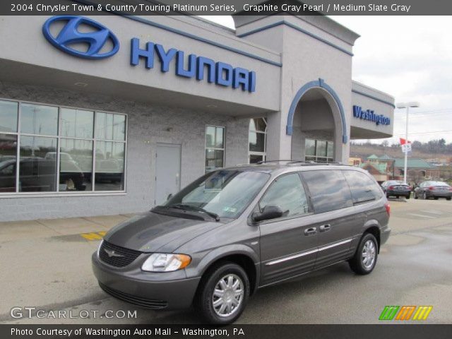 2004 Chrysler Town & Country Touring Platinum Series in Graphite Gray Pearl