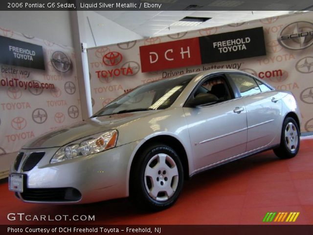 2006 Pontiac G6 Sedan in Liquid Silver Metallic