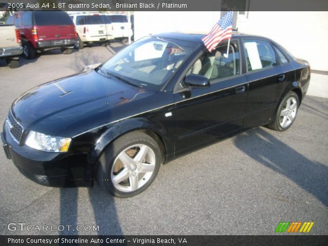 2005 Audi A4 1.8T quattro Sedan in Brilliant Black