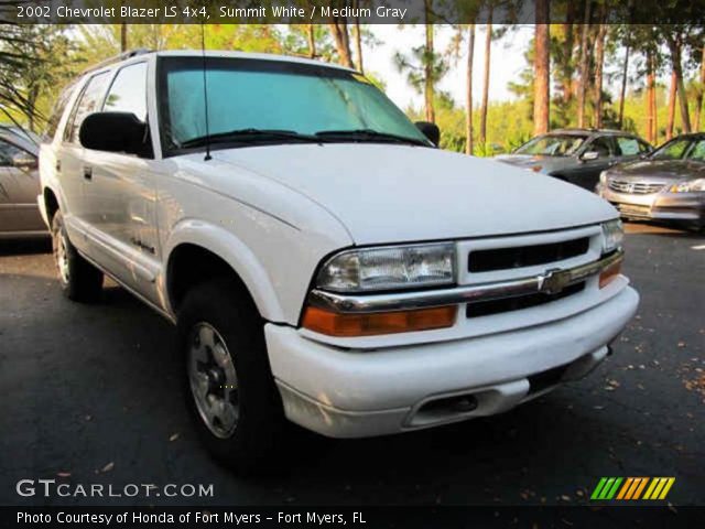 2002 Chevrolet Blazer LS 4x4 in Summit White