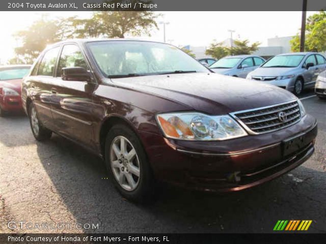2004 Toyota Avalon XL in Cassis Red Pearl