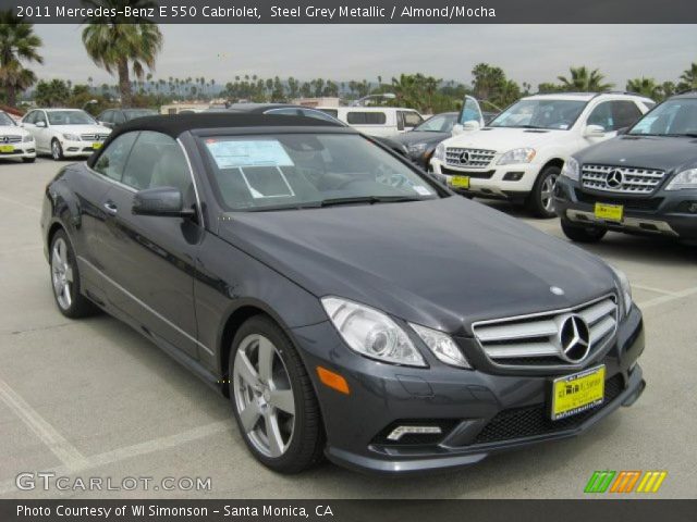 2011 Mercedes-Benz E 550 Cabriolet in Steel Grey Metallic