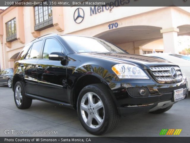 2008 Mercedes-Benz ML 350 4Matic in Black