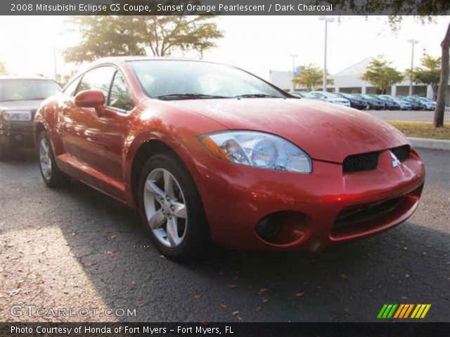 2008 Mitsubishi Eclipse GS Coupe in Sunset Orange Pearlescent