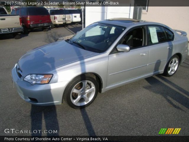 2007 Subaru Legacy 2.5i Sedan in Brilliant Silver Metallic